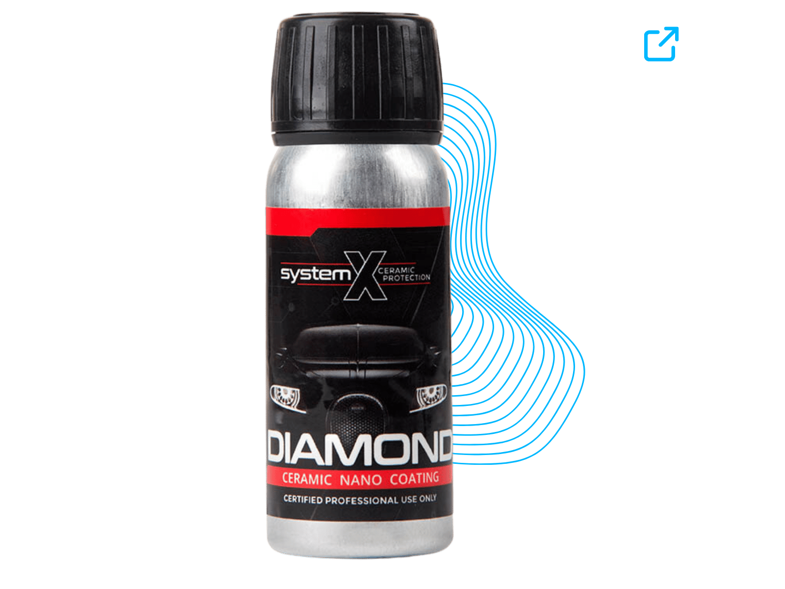 System X ceramic bottle